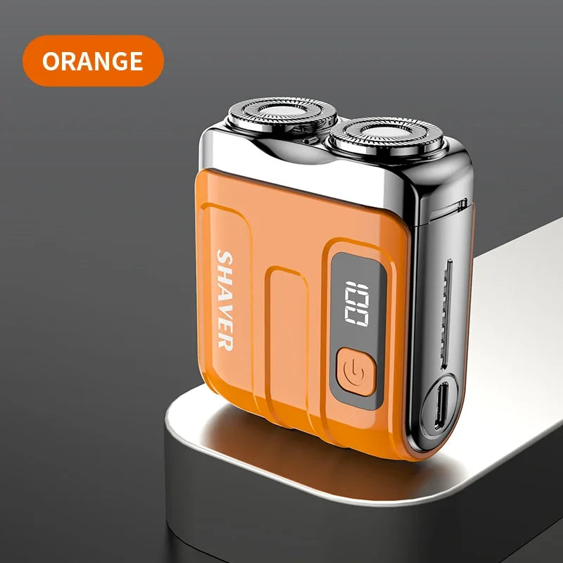 Mini Rechargeable Rotary Razor – Clean Shave, Anywhere