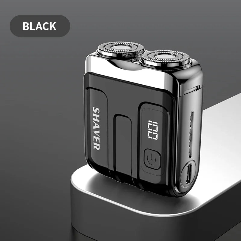 Mini Rechargeable Rotary Razor – Clean Shave, Anywhere