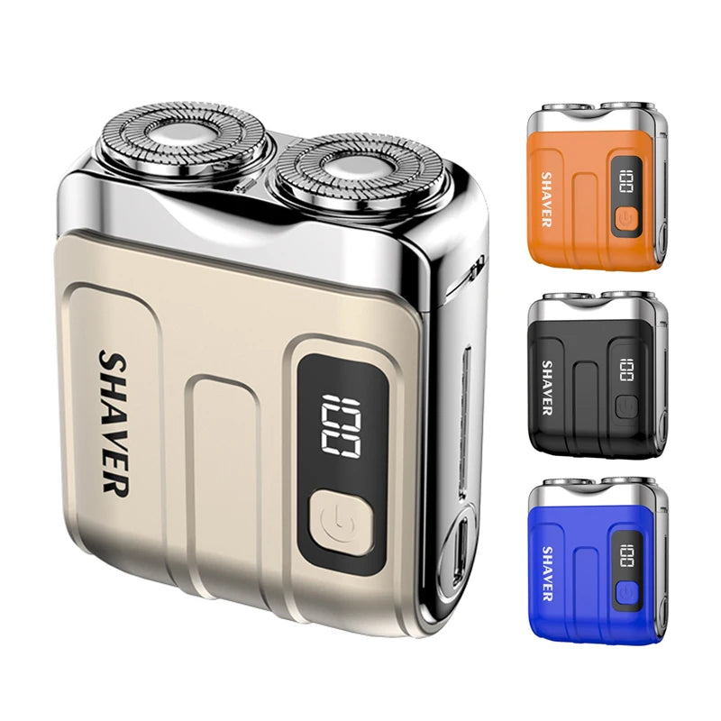 Mini Rechargeable Rotary Razor – Clean Shave, Anywhere