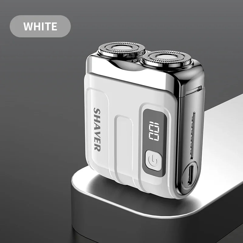 Mini Rechargeable Rotary Razor – Clean Shave, Anywhere