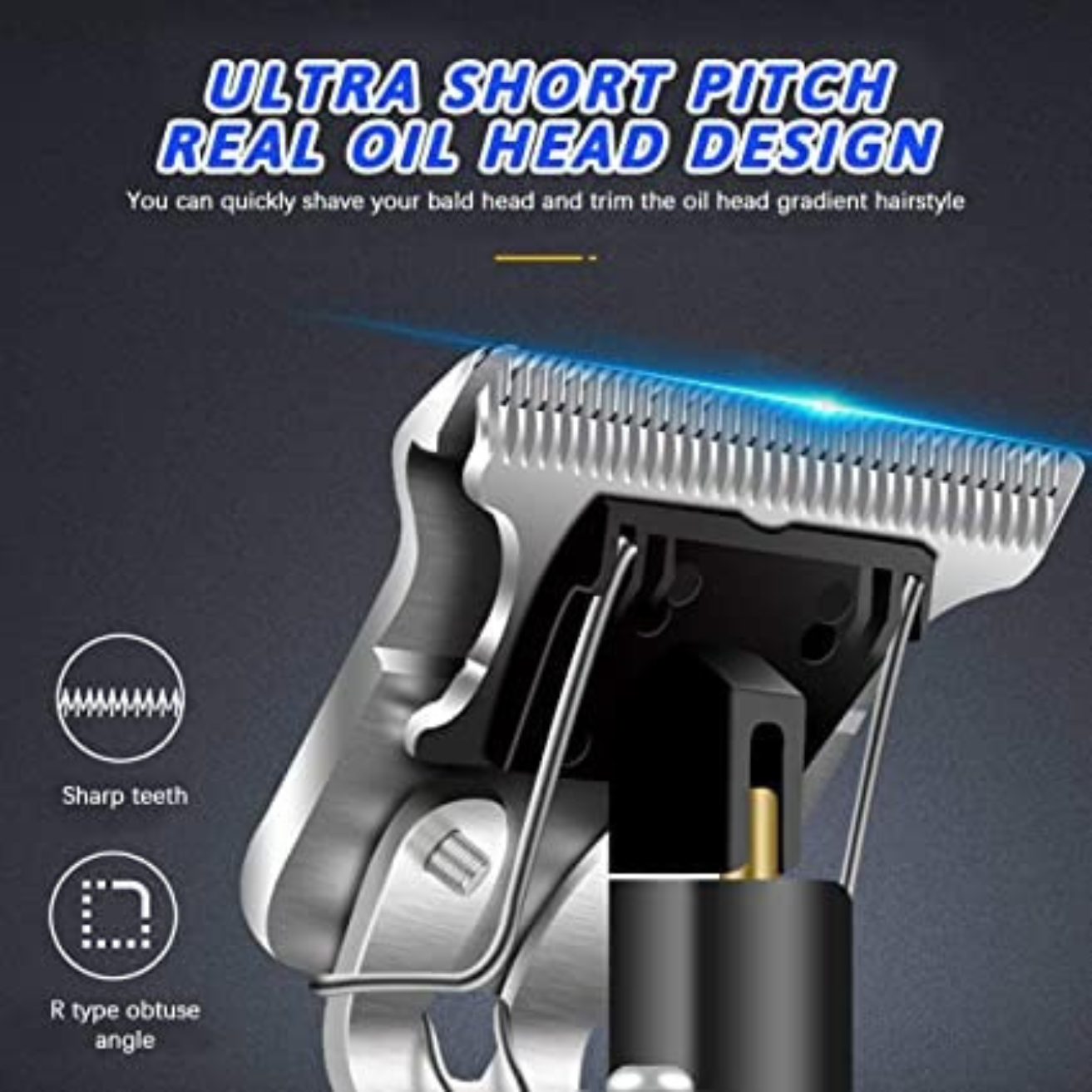 
Engineered with ultra short pitch blades and an R-type obtuse angle, this oil head clipper delivers clean, skin-close results—without the bite. From bald fades to sharp contours, precision lives here.
Only at CHANAX.